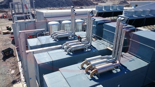 Backup power generator, silencer, exhaust and fuel supply system design and installation