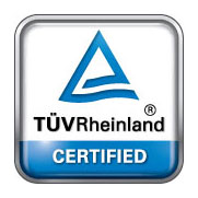 TÜV Rheinland certified